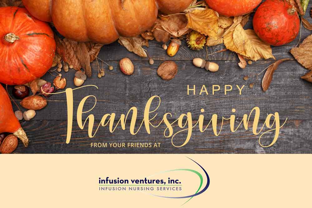 We wish our friends and colleagues a safe and Happy Thanksgiving from Infusion Ventures!